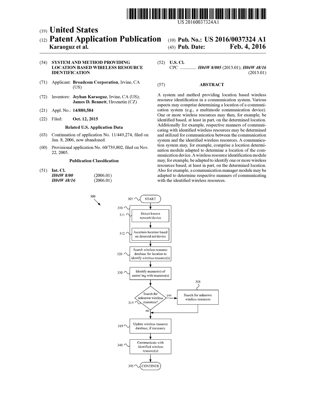 System And Method Providing Location Based Wireless Resource     Identification - diagram, schematic, and image 01