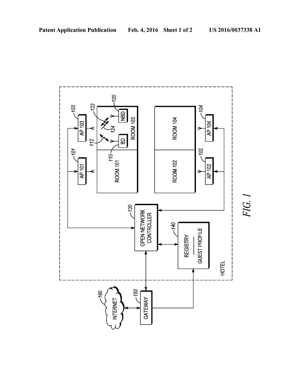 PRIVATE WIRELESS COMMUNICATION NETWORK FOR GUEST USERS - diagram, schematic, and image 02