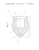 Smooth Radius Nozzle for use in a Plasma Cutting device diagram and image