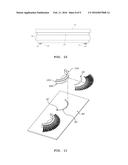 ADHESIVE DEVICE FOR ATTACHING A FALSE EYELASH AND A FALSE EYELASH KIT diagram and image