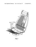 UNIT COMPONENT FOR A CHAIR BACKREST diagram and image