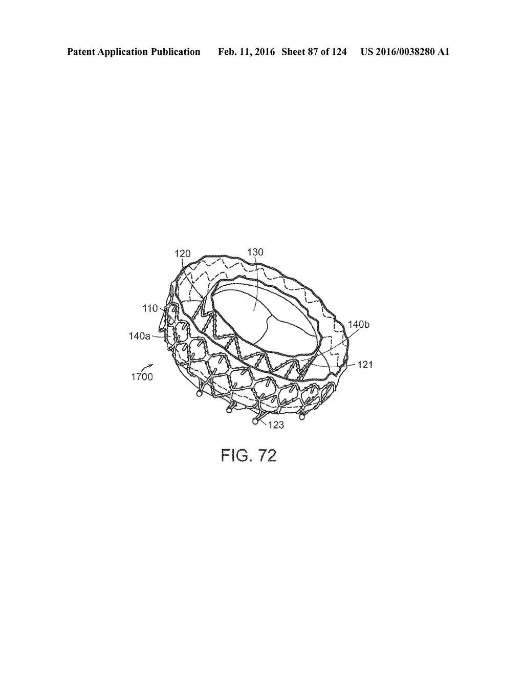 PROSTHETIC HEART VALVE DEVICES, PROSTHETIC MITRAL VALVES AND ASSOCIATED     SYSTEMS AND METHODS - diagram, schematic, and image 88