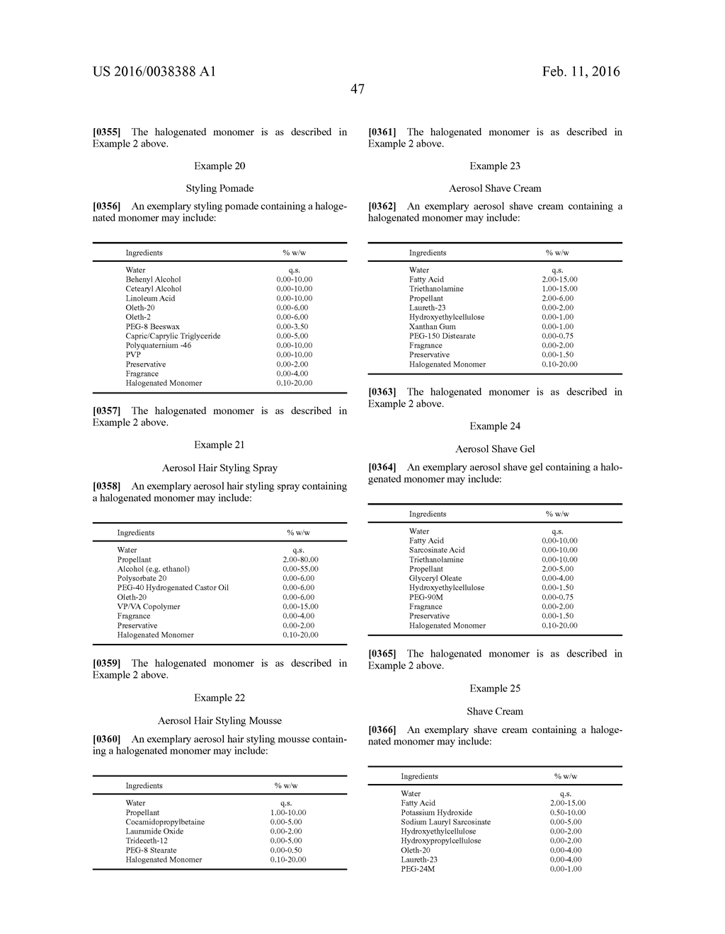 HAIR CARE COMPOSITIONS AND METHODS OF TREATING HAIR USING SAME - diagram, schematic, and image 48