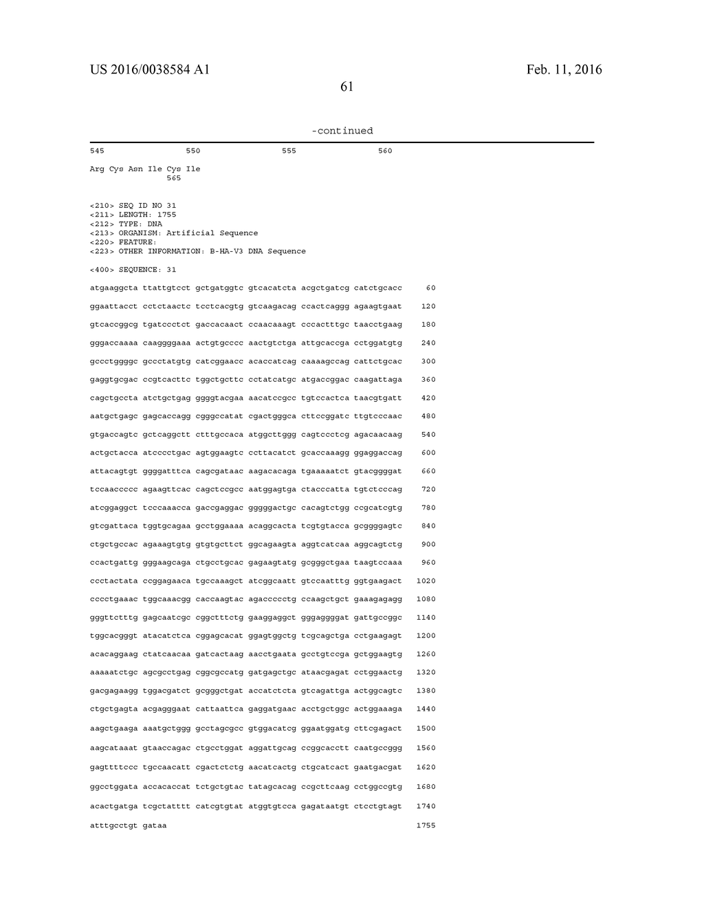 Influenza Nucleic Acid Molecules And Vaccines Made Therefrom - diagram, schematic, and image 82