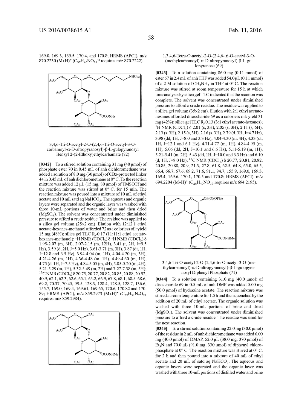 SACCHARIDE CONJUGATES - diagram, schematic, and image 71