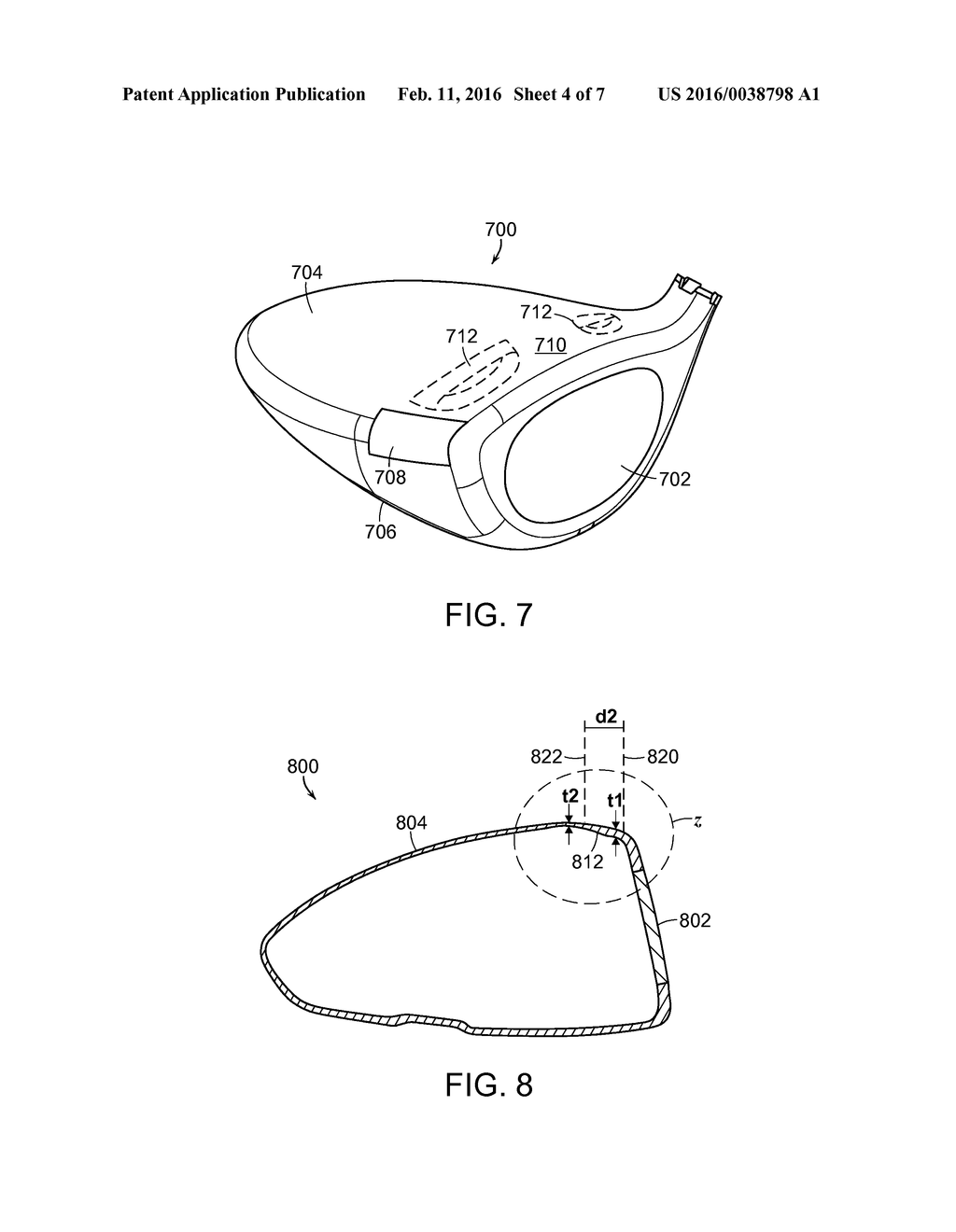 GOLF CLUB HEAD WITH VARIABLE THICKNESS FACE TO BODY TRANSITION - diagram, schematic, and image 05