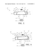 COMBINED GOLF CLUB HEAD COVER AND STAND diagram and image