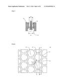 ELECTRODE FOR ELECTRICAL DISCHARGE MACHINING AND METHOD FOR MANUFACTURING     HONEYCOMB STRUCTURE FORMING DIE diagram and image