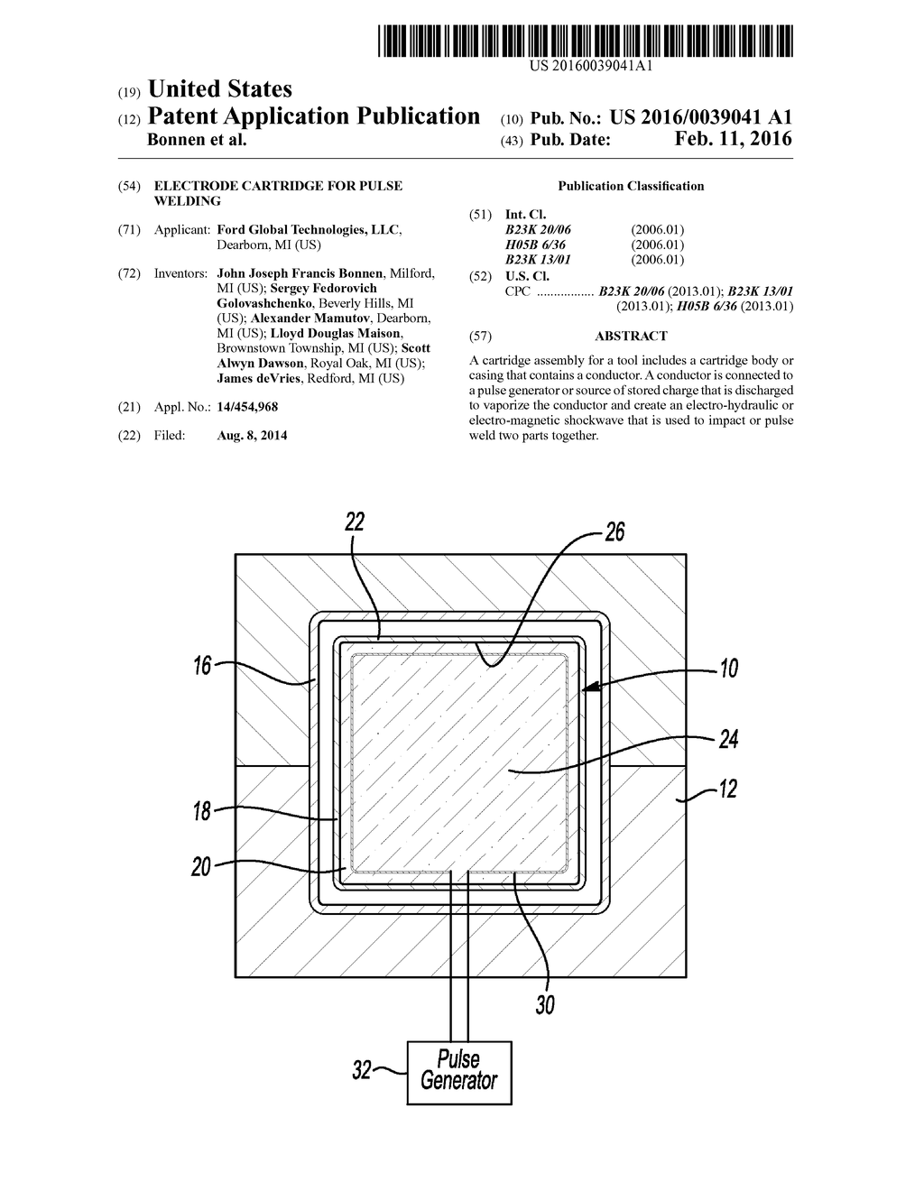 Electrode Cartridge for Pulse Welding - diagram, schematic, and image 01