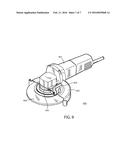 FULLY ROTATABLE GRINDER GUARD ASSEMBLY AND METHOD FOR MAKING SAME diagram and image