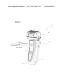 RECIPROCATING-TYPE ELECTRIC SHAVER diagram and image