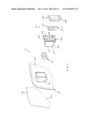 EXTERIOR MIRROR REFLECTIVE ELEMENT SUB-ASSEMBLY diagram and image