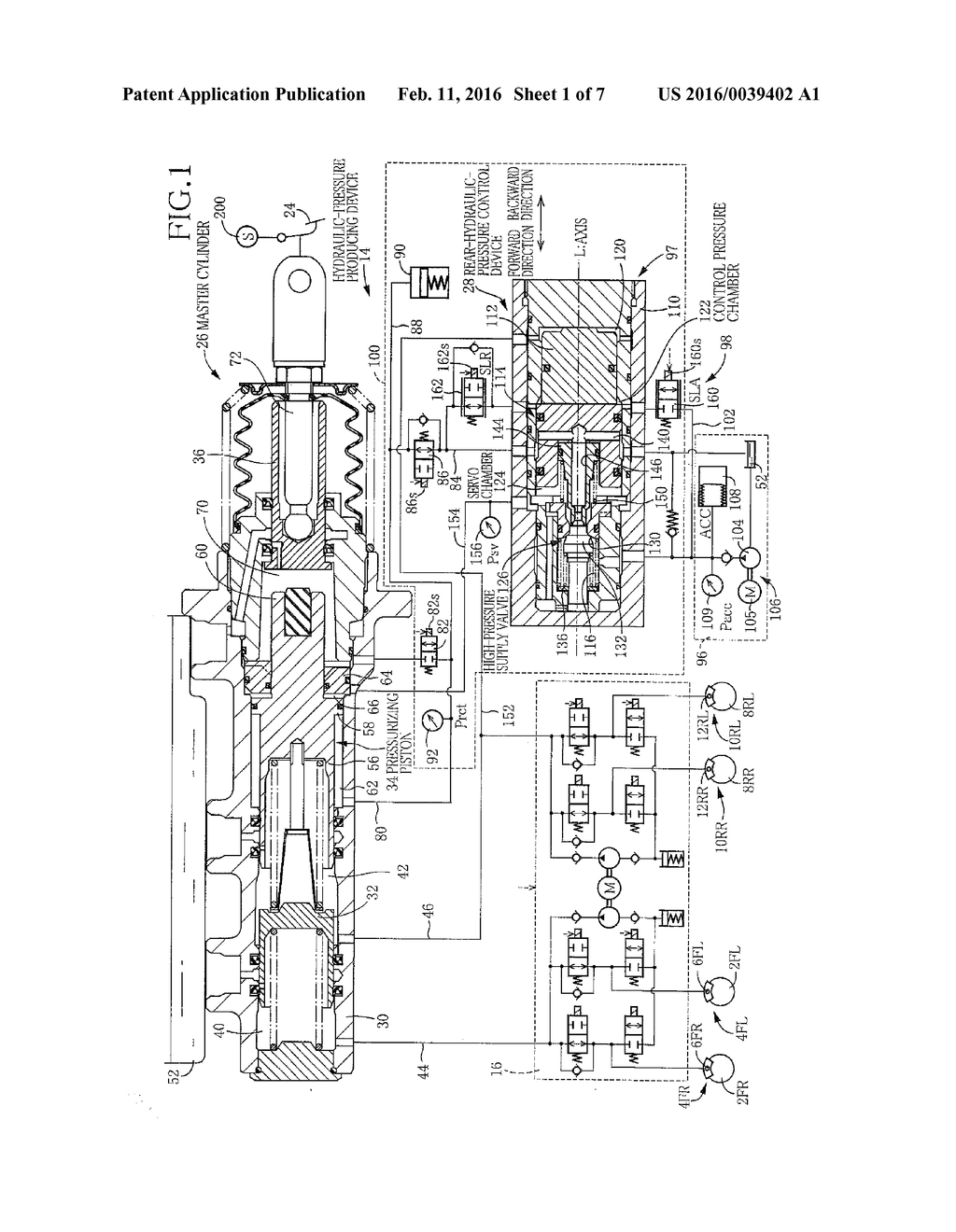 HYDRAULIC BRAKING SYSTEM, AIR BLEEDING DEVICE, AND AIR BLEEDING METHOD - diagram, schematic, and image 02