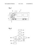 Method and apparatus for operating a vehicle, in particular a railroad     vehicle diagram and image