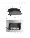 Brake Pad Kit Including an Absorbent Fabric Article diagram and image