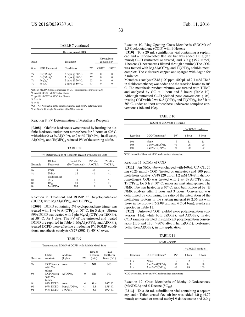 USE OF SOLUBLE METAL SALTS IN METATHESIS REACTIONS - diagram, schematic, and image 34