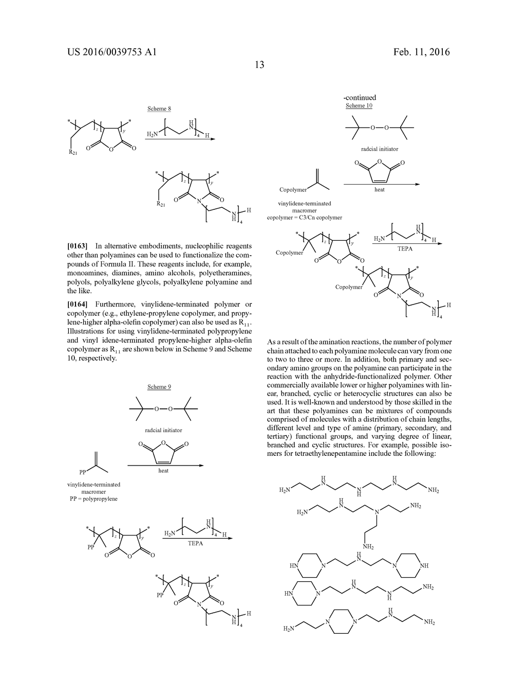 FUNCTIONALIZED POLYMERS CONTAINING POLYAMINE SUCCINIMIDE FOR ANTIFOULING     IN HYDROCARBON REFINING PROCESSES - diagram, schematic, and image 23