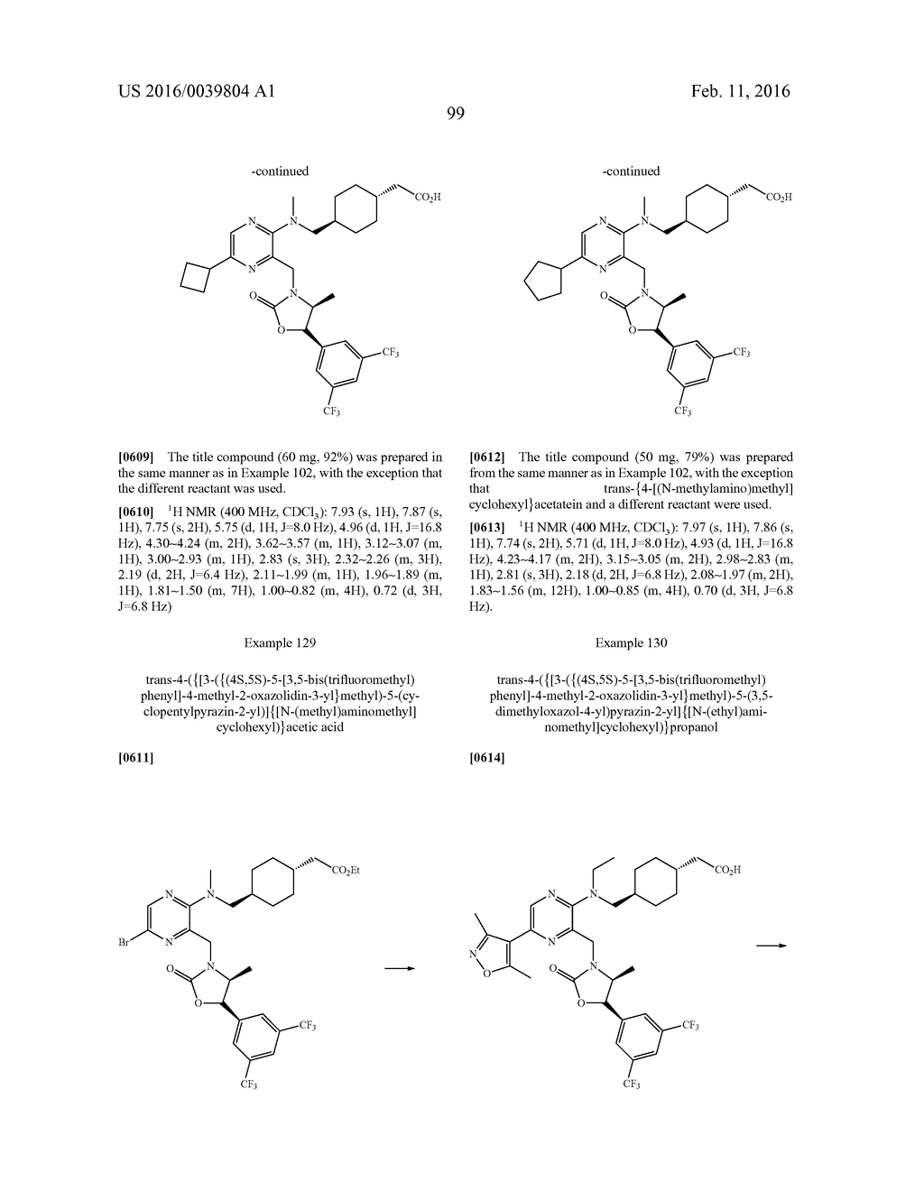 NOVEL OXAZOLIDINONE DERIVATIVE AS CETP INHIBITOR, ITS PREPARATION METHOD,     AND PHARMACEUTICAL COMPOSITION COMPRISING THE SAME - diagram, schematic, and image 100