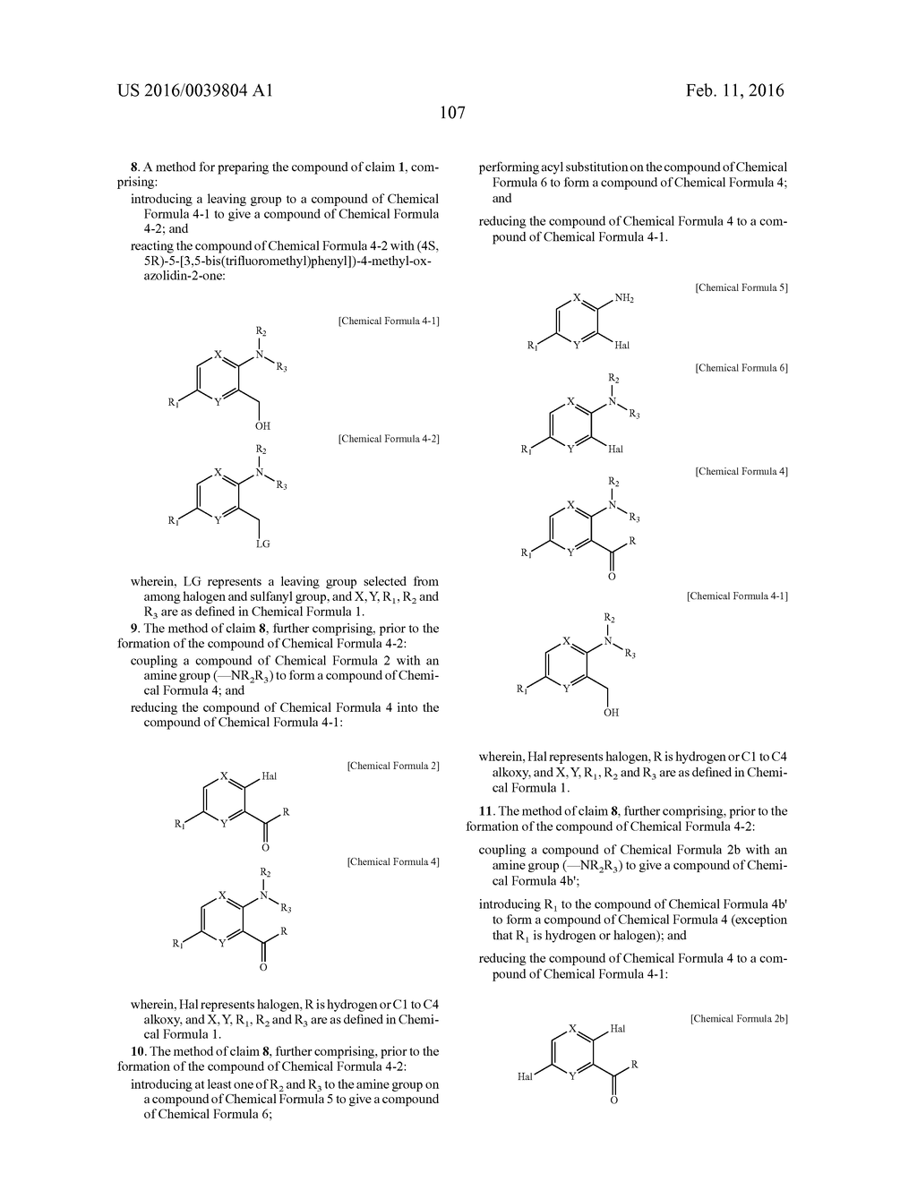 NOVEL OXAZOLIDINONE DERIVATIVE AS CETP INHIBITOR, ITS PREPARATION METHOD,     AND PHARMACEUTICAL COMPOSITION COMPRISING THE SAME - diagram, schematic, and image 108