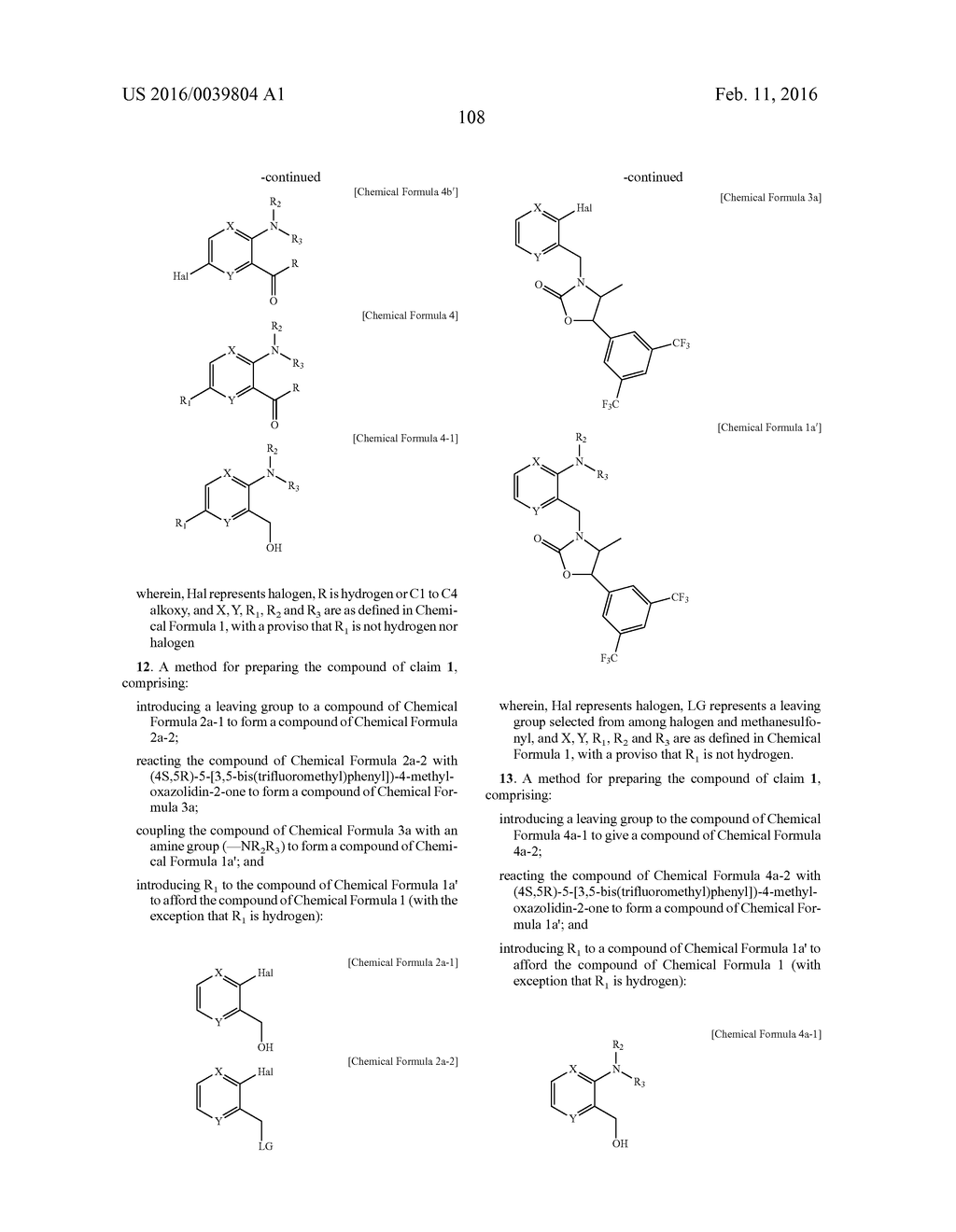 NOVEL OXAZOLIDINONE DERIVATIVE AS CETP INHIBITOR, ITS PREPARATION METHOD,     AND PHARMACEUTICAL COMPOSITION COMPRISING THE SAME - diagram, schematic, and image 109