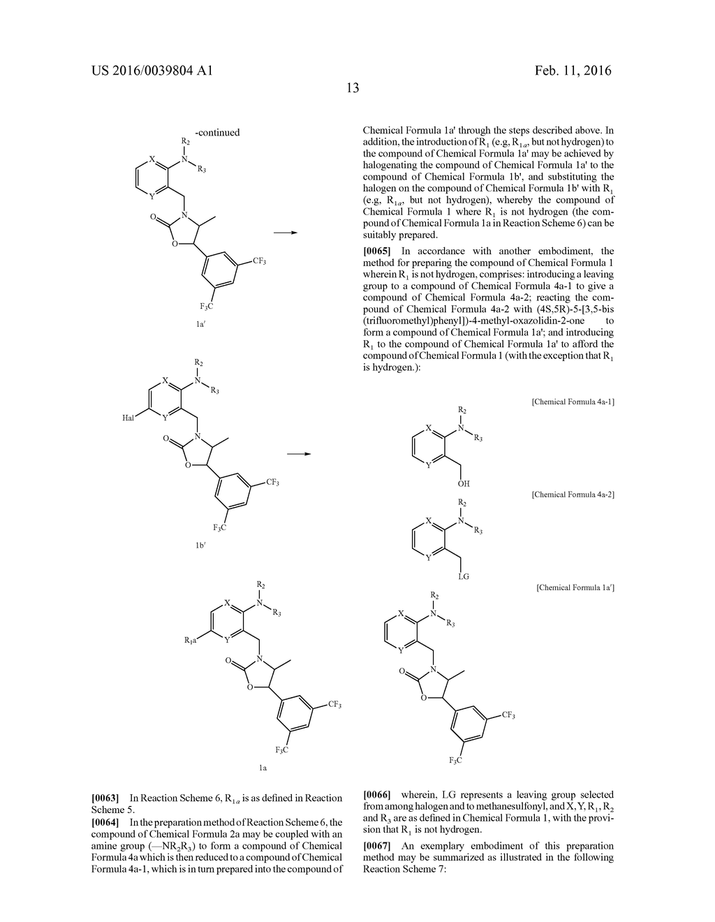 NOVEL OXAZOLIDINONE DERIVATIVE AS CETP INHIBITOR, ITS PREPARATION METHOD,     AND PHARMACEUTICAL COMPOSITION COMPRISING THE SAME - diagram, schematic, and image 14