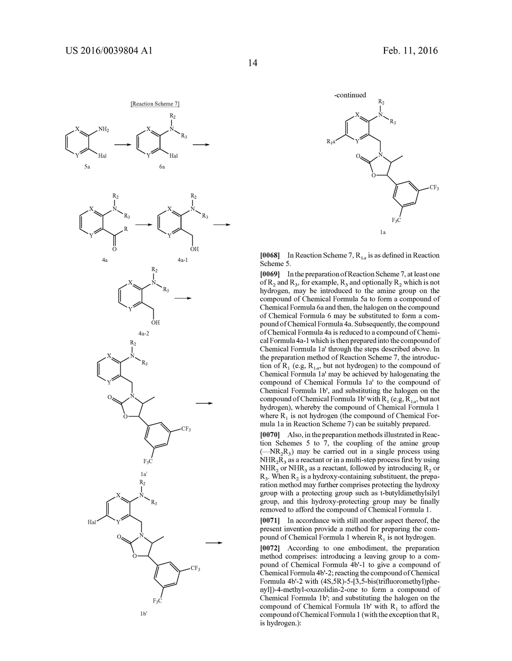 NOVEL OXAZOLIDINONE DERIVATIVE AS CETP INHIBITOR, ITS PREPARATION METHOD,     AND PHARMACEUTICAL COMPOSITION COMPRISING THE SAME - diagram, schematic, and image 15