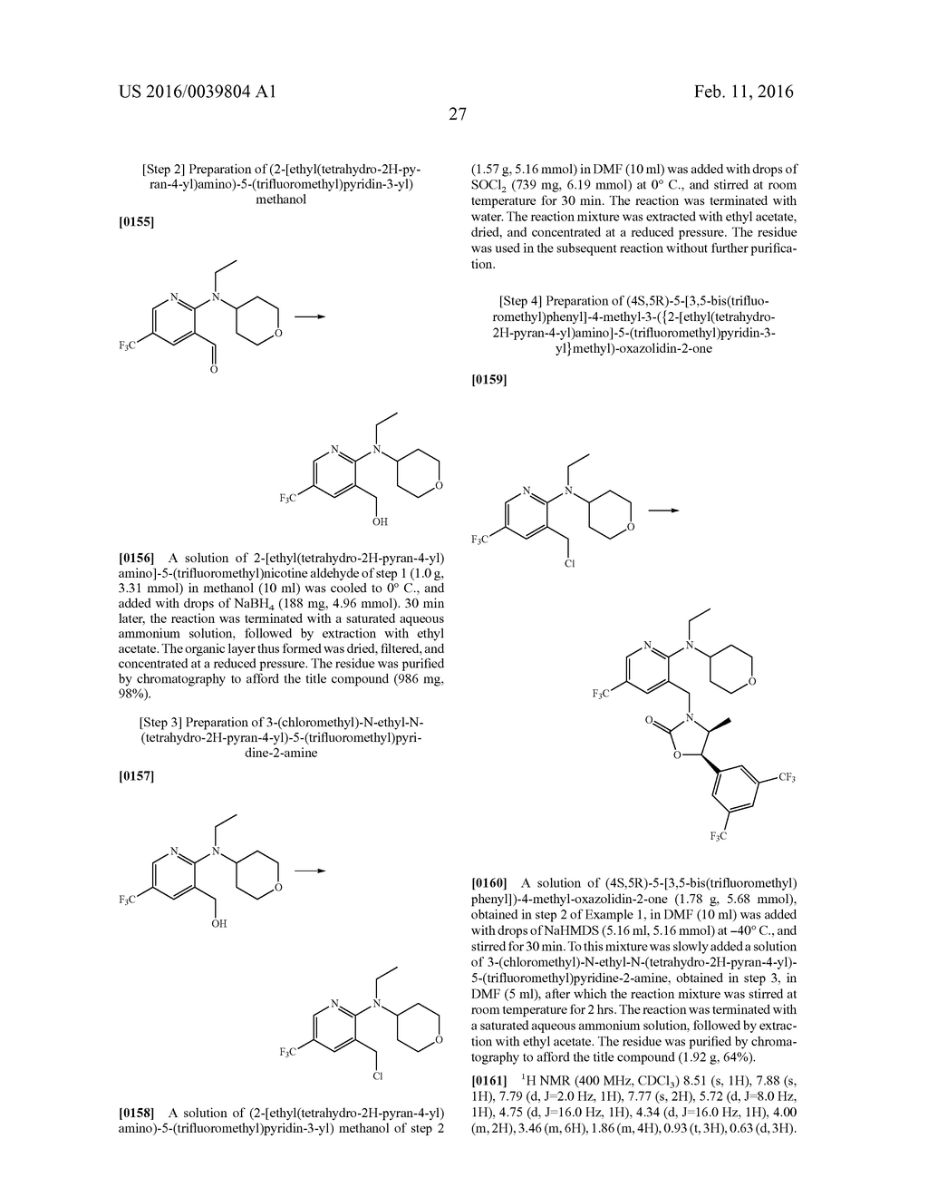 NOVEL OXAZOLIDINONE DERIVATIVE AS CETP INHIBITOR, ITS PREPARATION METHOD,     AND PHARMACEUTICAL COMPOSITION COMPRISING THE SAME - diagram, schematic, and image 28