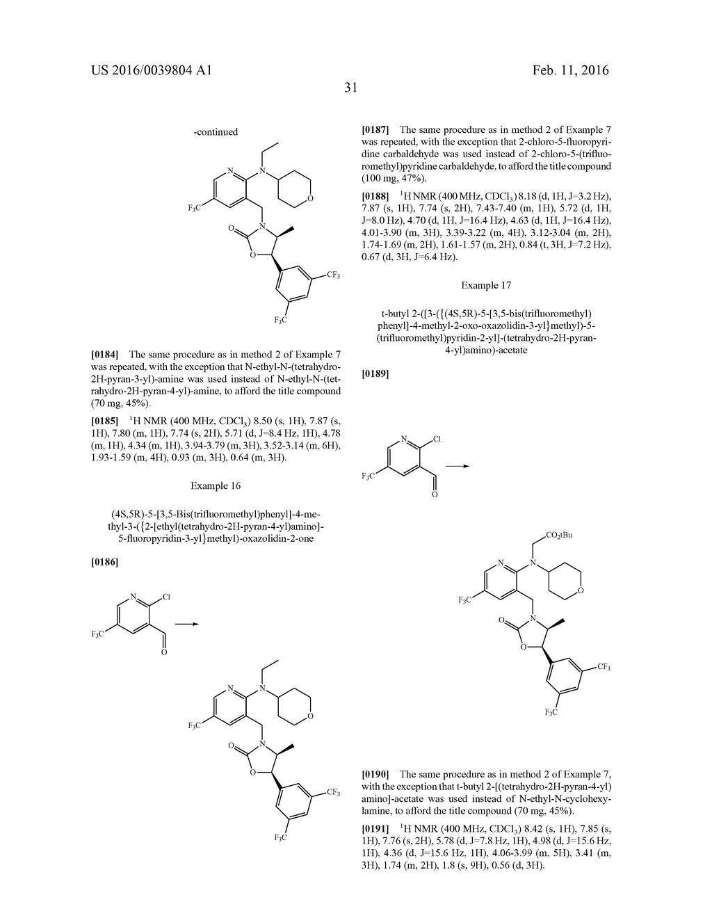 NOVEL OXAZOLIDINONE DERIVATIVE AS CETP INHIBITOR, ITS PREPARATION METHOD,     AND PHARMACEUTICAL COMPOSITION COMPRISING THE SAME - diagram, schematic, and image 32