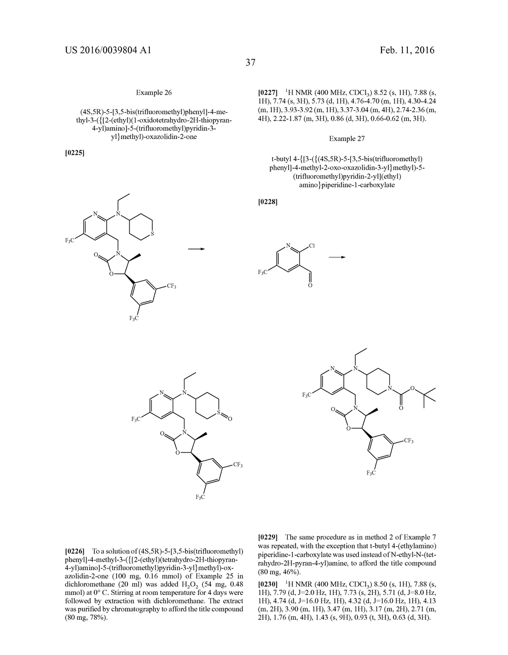 NOVEL OXAZOLIDINONE DERIVATIVE AS CETP INHIBITOR, ITS PREPARATION METHOD,     AND PHARMACEUTICAL COMPOSITION COMPRISING THE SAME - diagram, schematic, and image 38