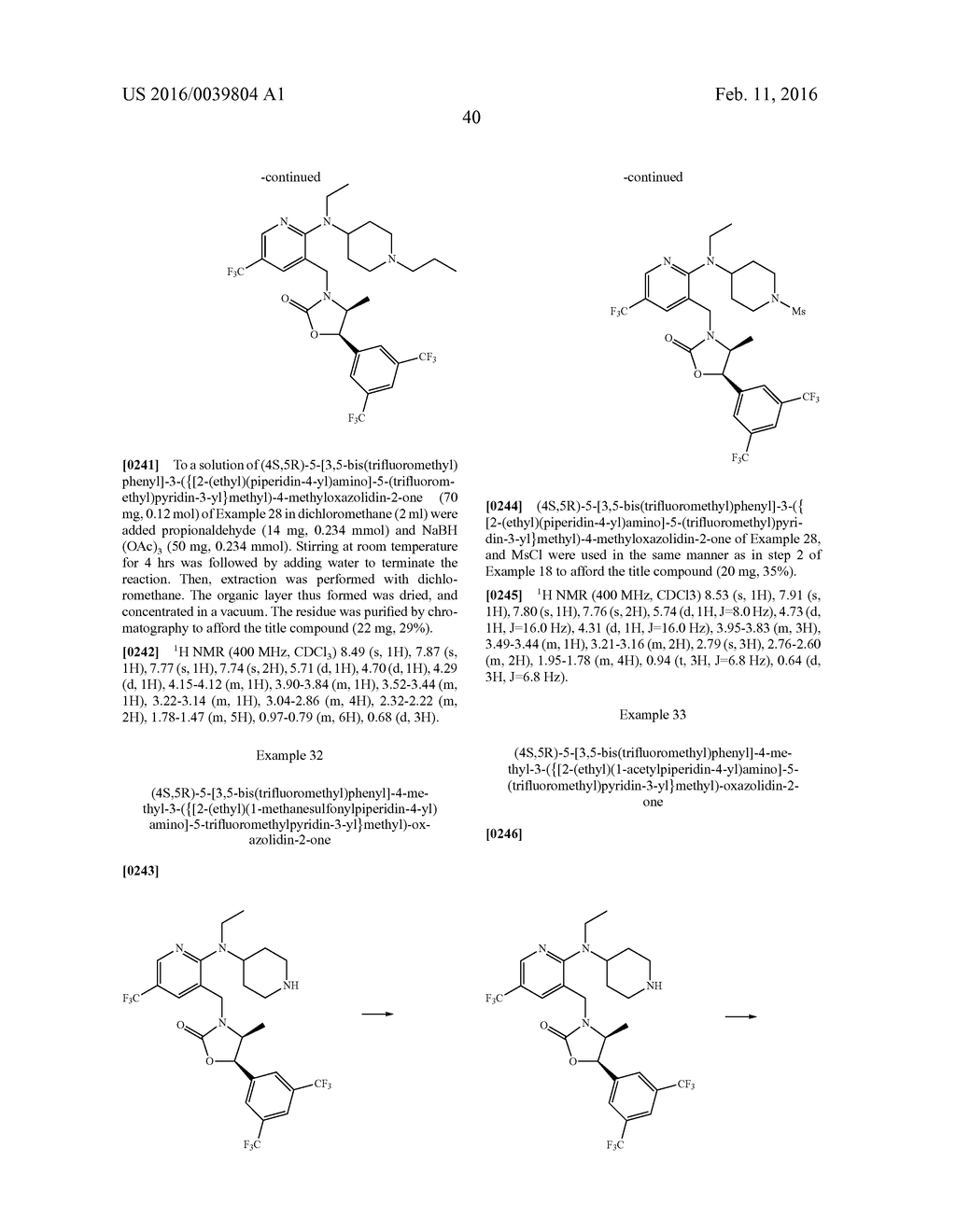 NOVEL OXAZOLIDINONE DERIVATIVE AS CETP INHIBITOR, ITS PREPARATION METHOD,     AND PHARMACEUTICAL COMPOSITION COMPRISING THE SAME - diagram, schematic, and image 41