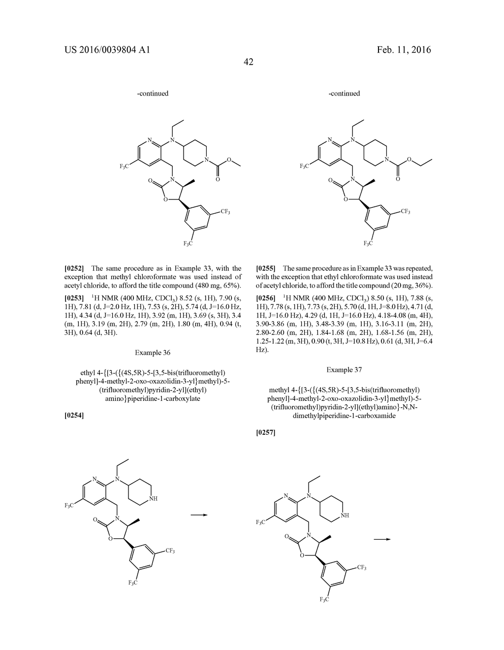 NOVEL OXAZOLIDINONE DERIVATIVE AS CETP INHIBITOR, ITS PREPARATION METHOD,     AND PHARMACEUTICAL COMPOSITION COMPRISING THE SAME - diagram, schematic, and image 43