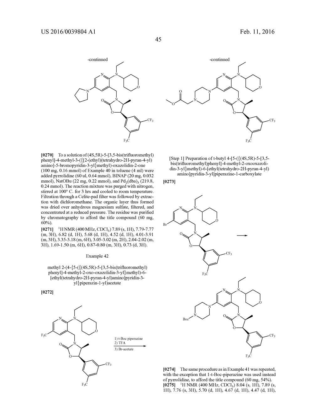 NOVEL OXAZOLIDINONE DERIVATIVE AS CETP INHIBITOR, ITS PREPARATION METHOD,     AND PHARMACEUTICAL COMPOSITION COMPRISING THE SAME - diagram, schematic, and image 46