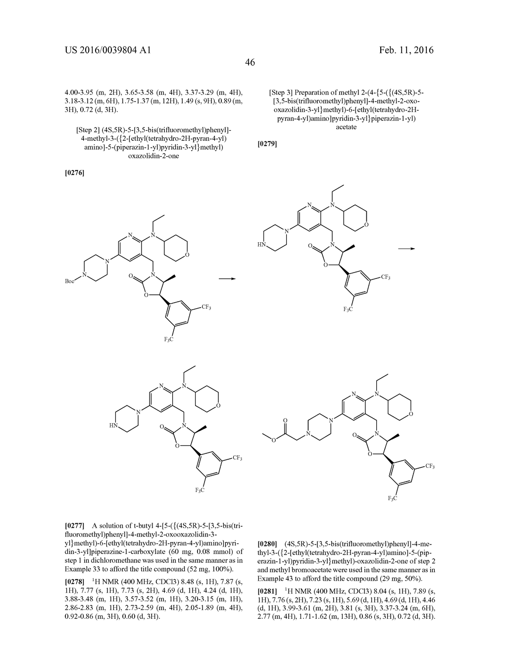 NOVEL OXAZOLIDINONE DERIVATIVE AS CETP INHIBITOR, ITS PREPARATION METHOD,     AND PHARMACEUTICAL COMPOSITION COMPRISING THE SAME - diagram, schematic, and image 47