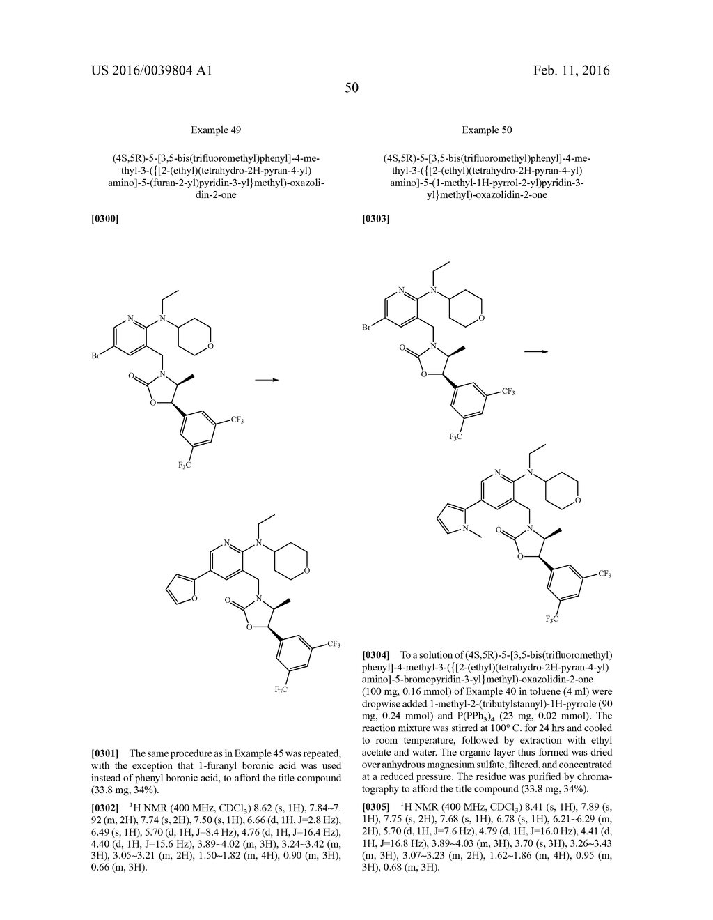 NOVEL OXAZOLIDINONE DERIVATIVE AS CETP INHIBITOR, ITS PREPARATION METHOD,     AND PHARMACEUTICAL COMPOSITION COMPRISING THE SAME - diagram, schematic, and image 51