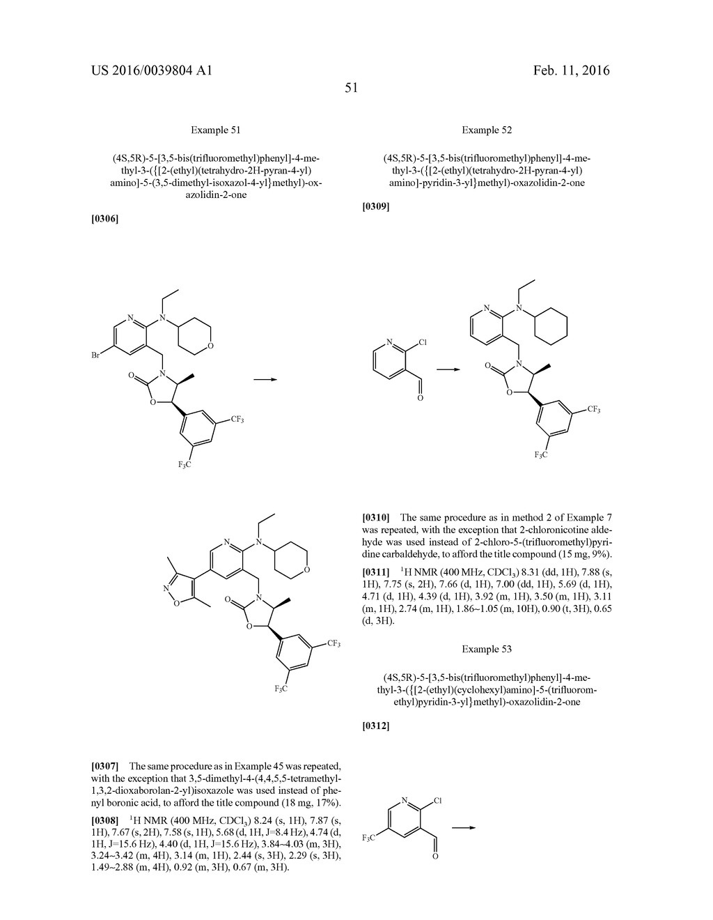 NOVEL OXAZOLIDINONE DERIVATIVE AS CETP INHIBITOR, ITS PREPARATION METHOD,     AND PHARMACEUTICAL COMPOSITION COMPRISING THE SAME - diagram, schematic, and image 52