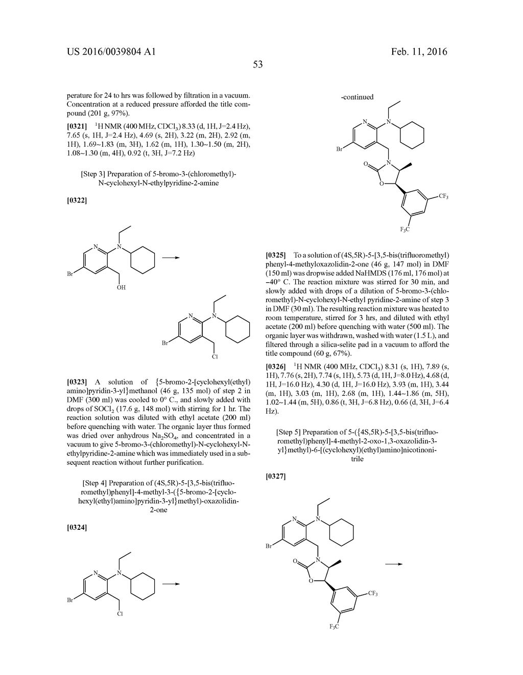 NOVEL OXAZOLIDINONE DERIVATIVE AS CETP INHIBITOR, ITS PREPARATION METHOD,     AND PHARMACEUTICAL COMPOSITION COMPRISING THE SAME - diagram, schematic, and image 54