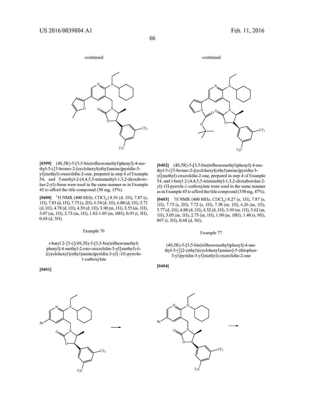 NOVEL OXAZOLIDINONE DERIVATIVE AS CETP INHIBITOR, ITS PREPARATION METHOD,     AND PHARMACEUTICAL COMPOSITION COMPRISING THE SAME - diagram, schematic, and image 67