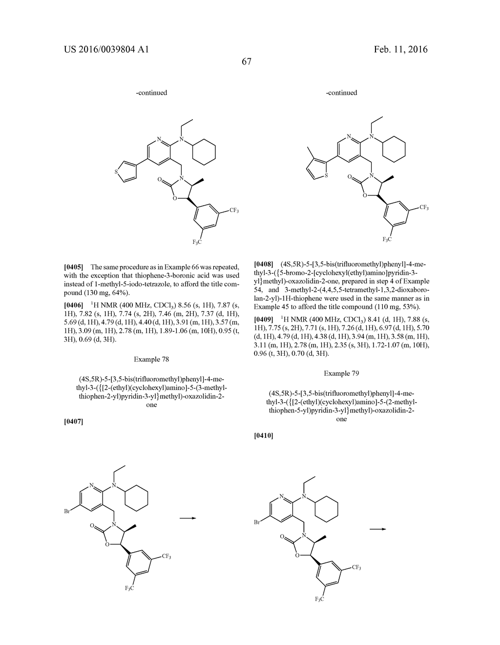 NOVEL OXAZOLIDINONE DERIVATIVE AS CETP INHIBITOR, ITS PREPARATION METHOD,     AND PHARMACEUTICAL COMPOSITION COMPRISING THE SAME - diagram, schematic, and image 68