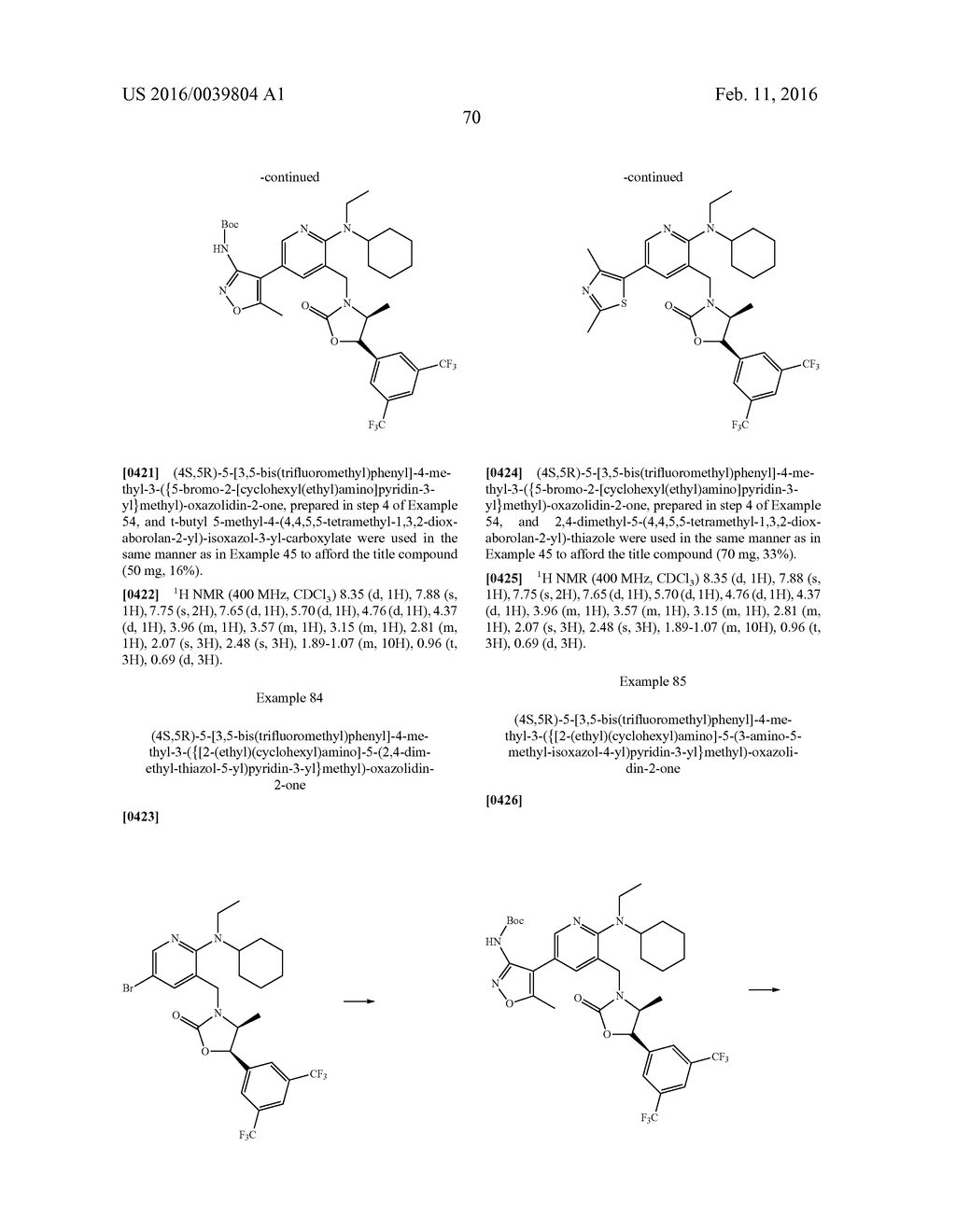 NOVEL OXAZOLIDINONE DERIVATIVE AS CETP INHIBITOR, ITS PREPARATION METHOD,     AND PHARMACEUTICAL COMPOSITION COMPRISING THE SAME - diagram, schematic, and image 71