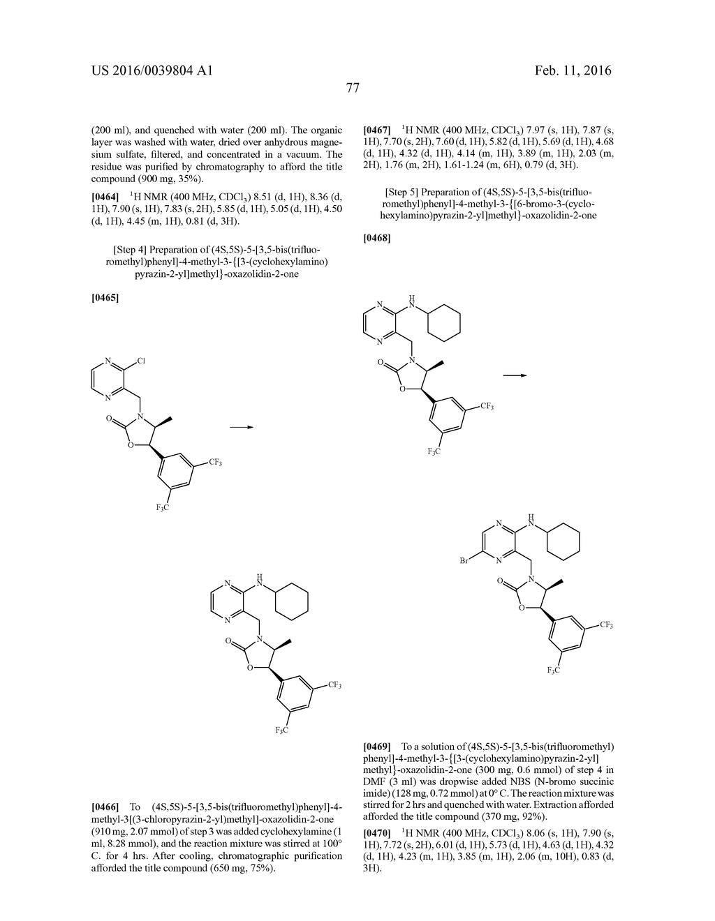 NOVEL OXAZOLIDINONE DERIVATIVE AS CETP INHIBITOR, ITS PREPARATION METHOD,     AND PHARMACEUTICAL COMPOSITION COMPRISING THE SAME - diagram, schematic, and image 78