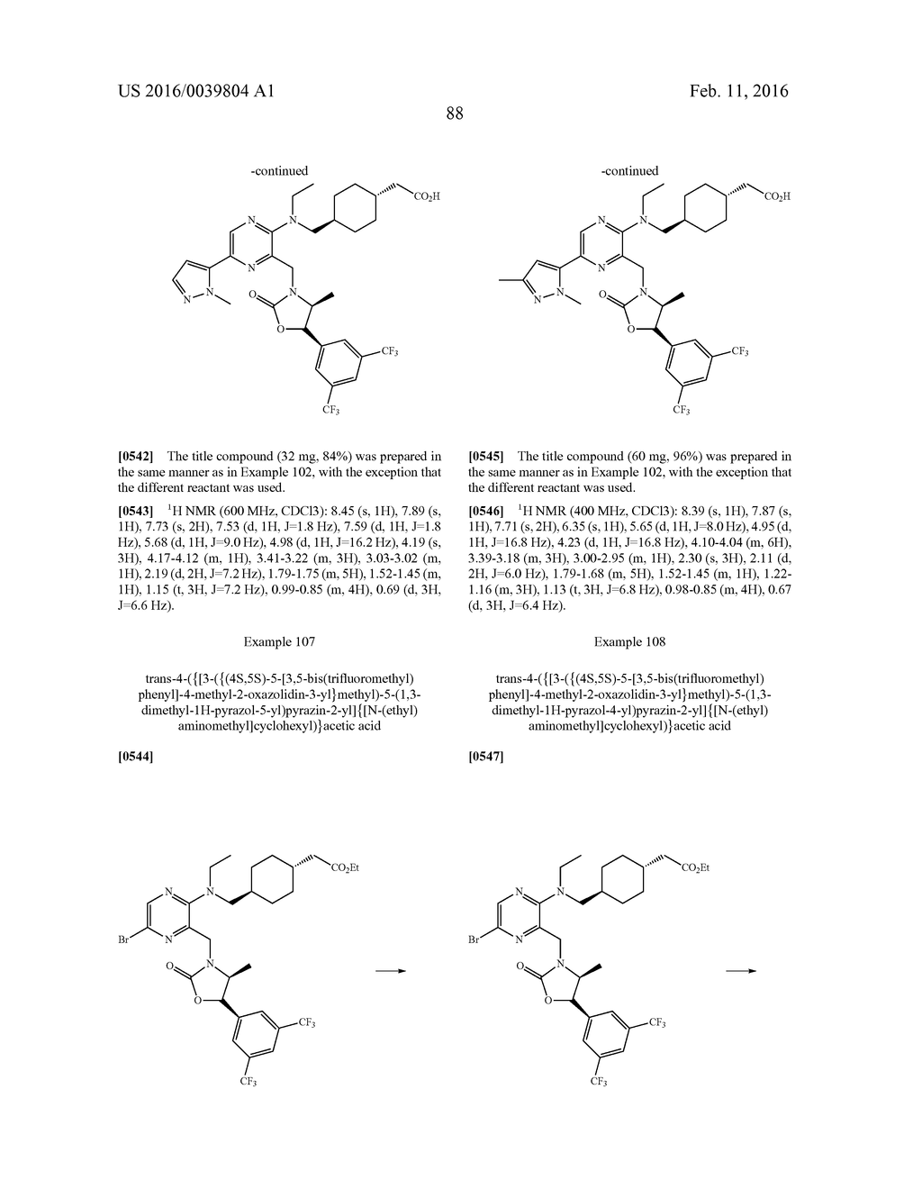 NOVEL OXAZOLIDINONE DERIVATIVE AS CETP INHIBITOR, ITS PREPARATION METHOD,     AND PHARMACEUTICAL COMPOSITION COMPRISING THE SAME - diagram, schematic, and image 89