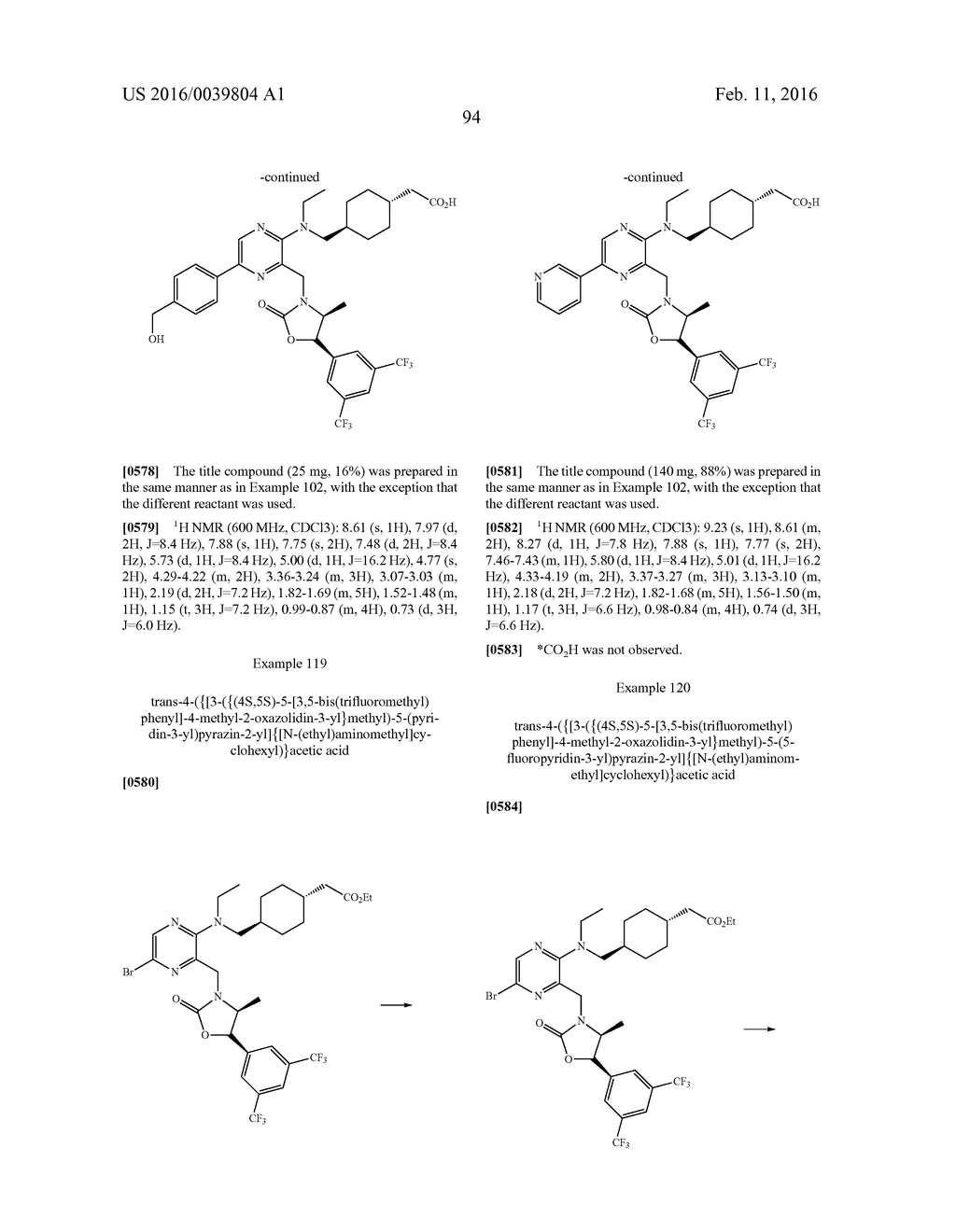 NOVEL OXAZOLIDINONE DERIVATIVE AS CETP INHIBITOR, ITS PREPARATION METHOD,     AND PHARMACEUTICAL COMPOSITION COMPRISING THE SAME - diagram, schematic, and image 95