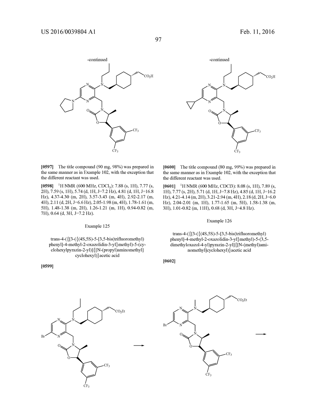 NOVEL OXAZOLIDINONE DERIVATIVE AS CETP INHIBITOR, ITS PREPARATION METHOD,     AND PHARMACEUTICAL COMPOSITION COMPRISING THE SAME - diagram, schematic, and image 98