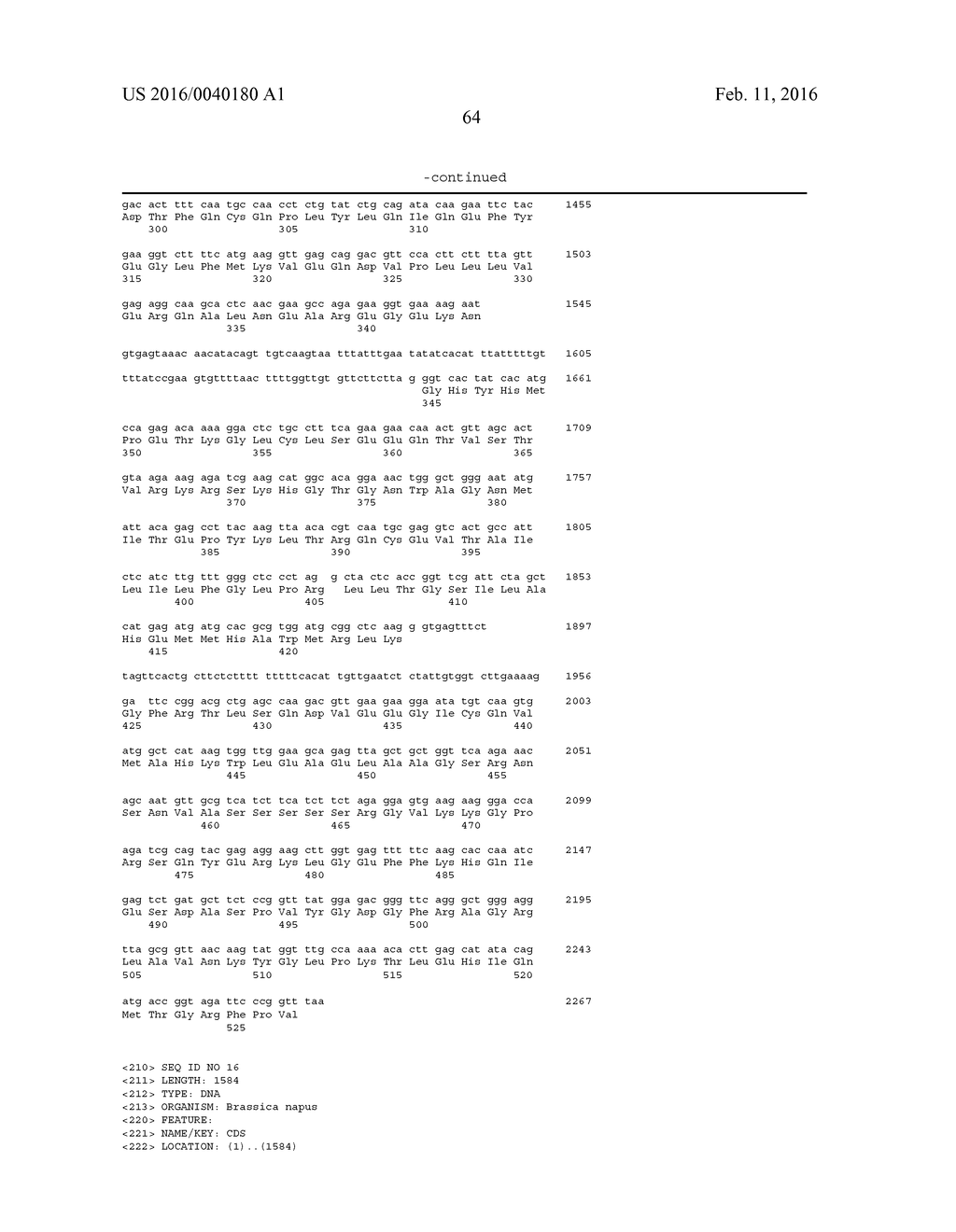 BRASSICA PLANTS COMPRISING MUTANT DA1 ALLELES - diagram, schematic, and image 74