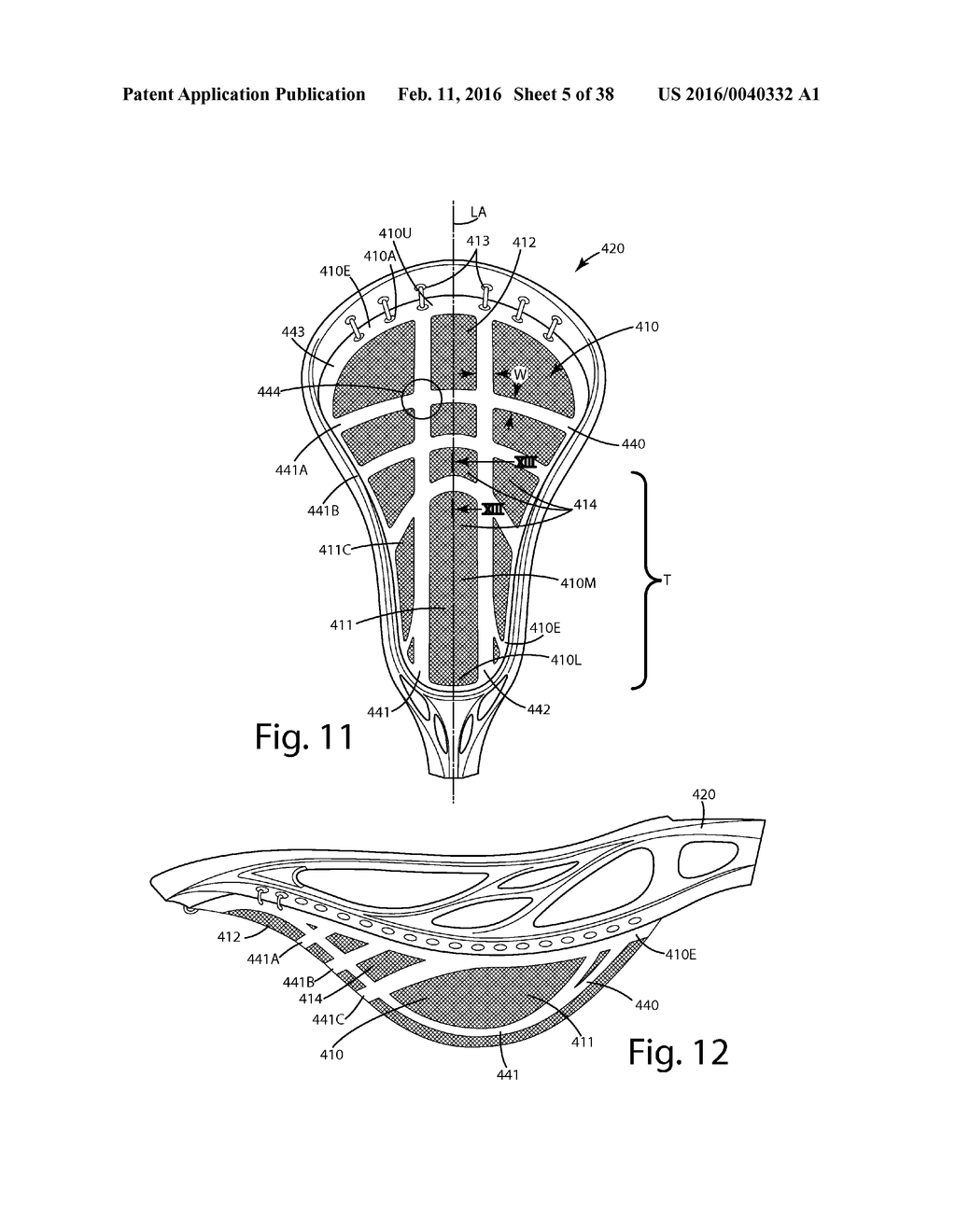 LACROSSE HEAD POCKET AND RELATED METHOD OF MANUFACTURE - diagram, schematic, and image 06