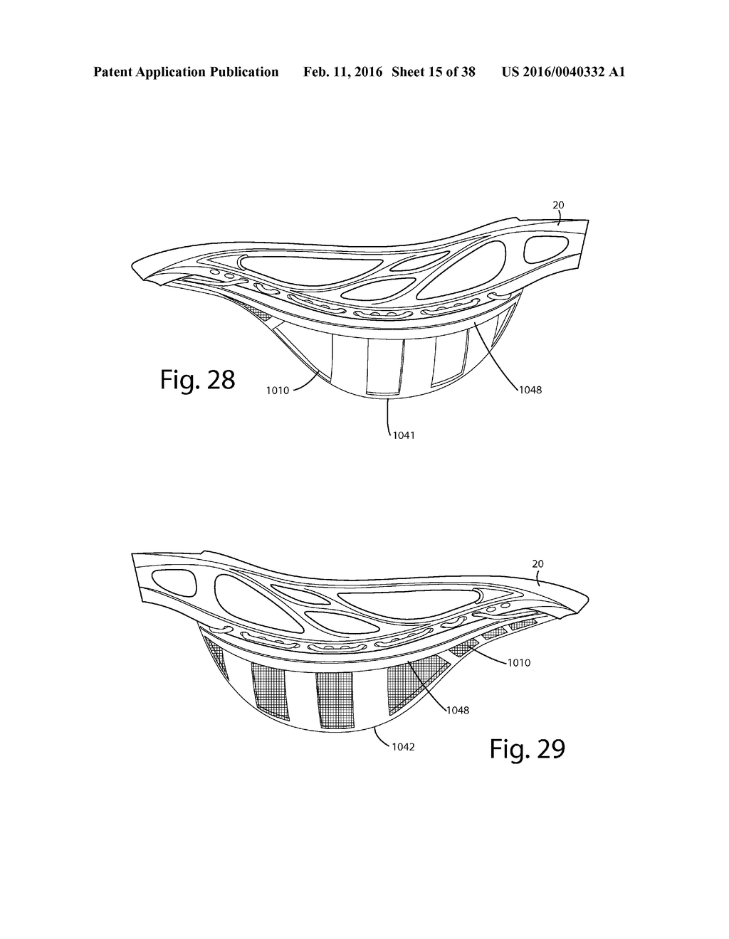 LACROSSE HEAD POCKET AND RELATED METHOD OF MANUFACTURE - diagram, schematic, and image 16