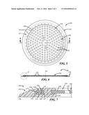 Elastic Membrane Strainer for a Drain diagram and image