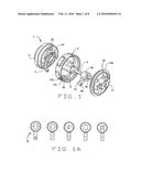 Symmetrical Uni-Directional Single Action Centered Cylinder Keyless     Deadbolt Door Lock Assembly For Right Or Left Hand Hung Doors diagram and image