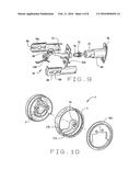 Symmetrical Uni-Directional Single Action Centered Cylinder Keyless     Deadbolt Door Lock Assembly For Right Or Left Hand Hung Doors diagram and image