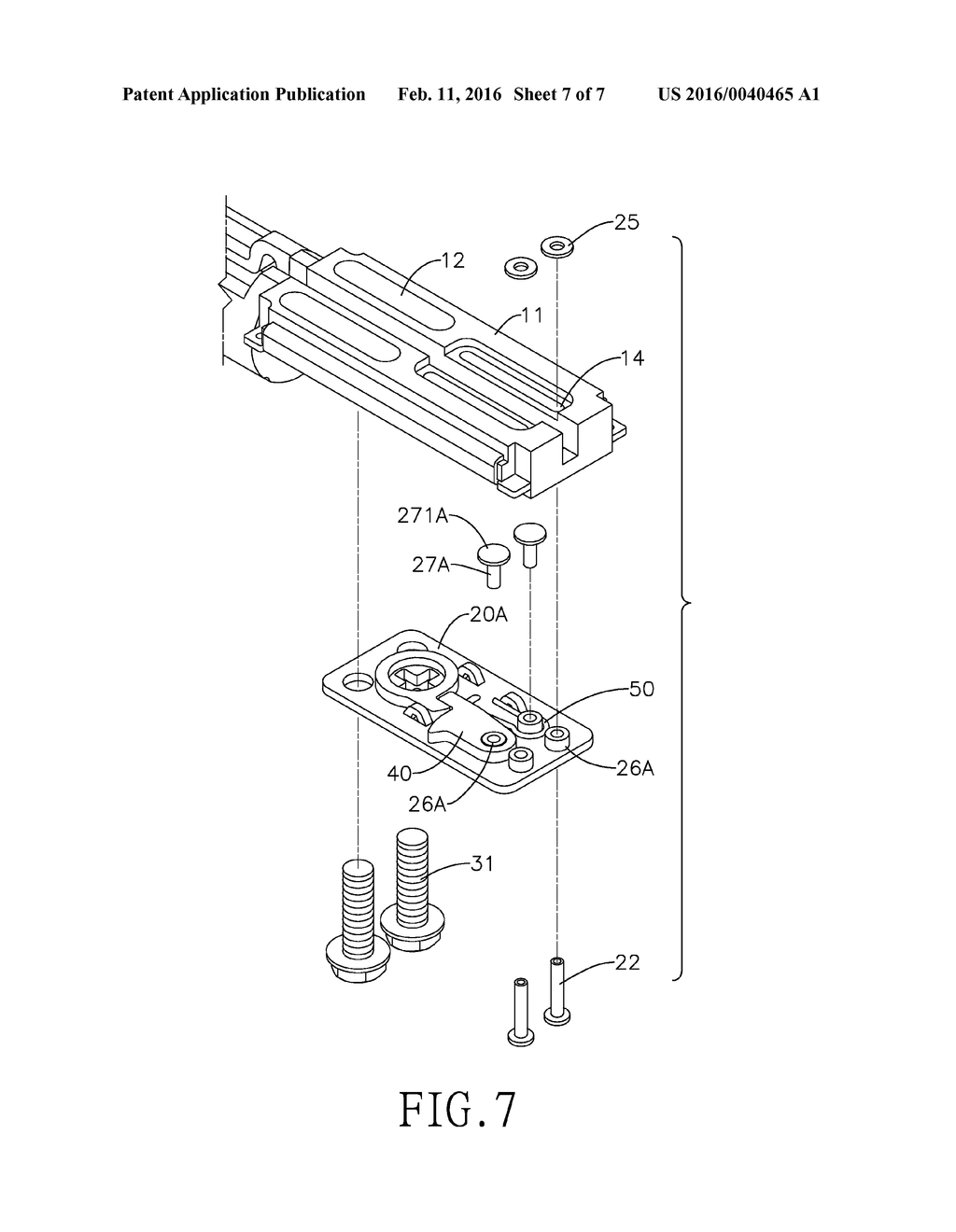 POSITION ADJUSTING MECHANISM OF A SOFT-CLOSING DEVICE FOR A SLIDING DOOR - diagram, schematic, and image 08